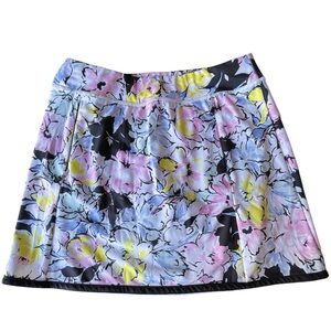 Ralph Lauren Sport Floral Golf Skirt Skort, Black / Pink / Blue / Yellow